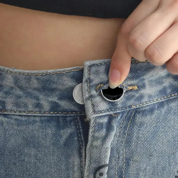 زرار سحري يوسع الملابس الضيقة من غير خياطة 6 قطع - Magic Button Extender Adjusts Tight Clothes Without Sewing 6 Pieces