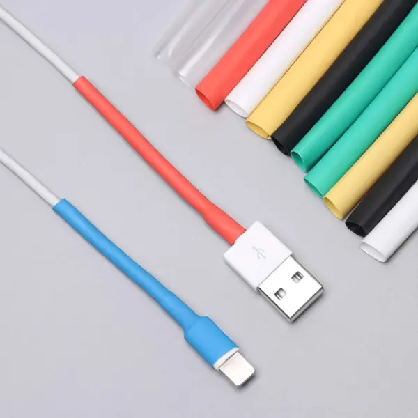 شرنك حراري لحماية وإصلاح شواحن الموبايل والكابلات - Heat Shrink for Mobile Charger and Cable Repair