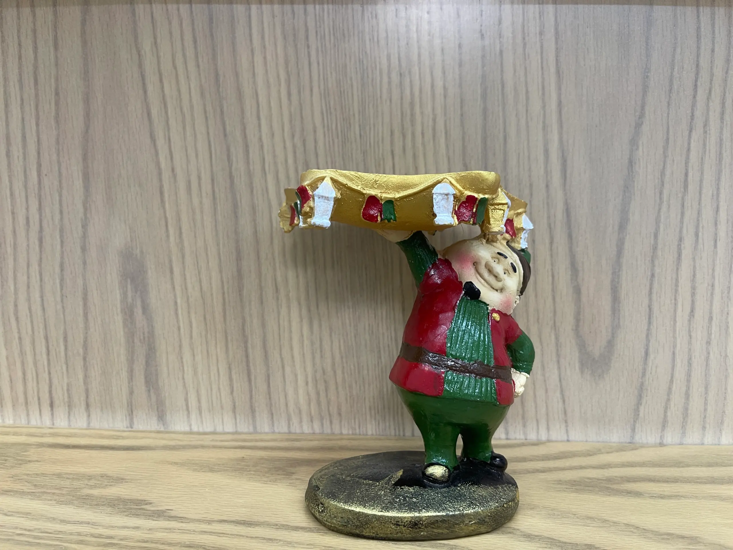 شخصية فنانيس رمضان حامل طبق نجمه تقديم للبلح والمكسرات - Ramadan Fananes Figurine Serving Plate for Dates and Nuts - Image 3