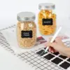 ستيكرات تنظيم البرطمانات مقاومة للماء قابلة للإزالة وإعادة الاستخدام – Waterproof Stickers for Jar Organization Removable and Reusable