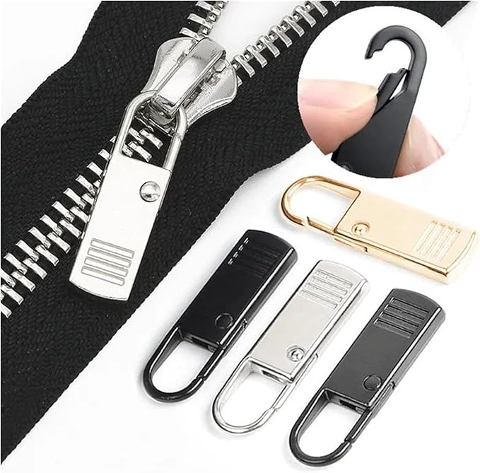 سوستة معدنية بديلة للمقطوعة للشنط والجواكت سهلة التركيب والفك – Metal Zipper Replacement for Broken Bags and Jackets Easy to Install and Remove