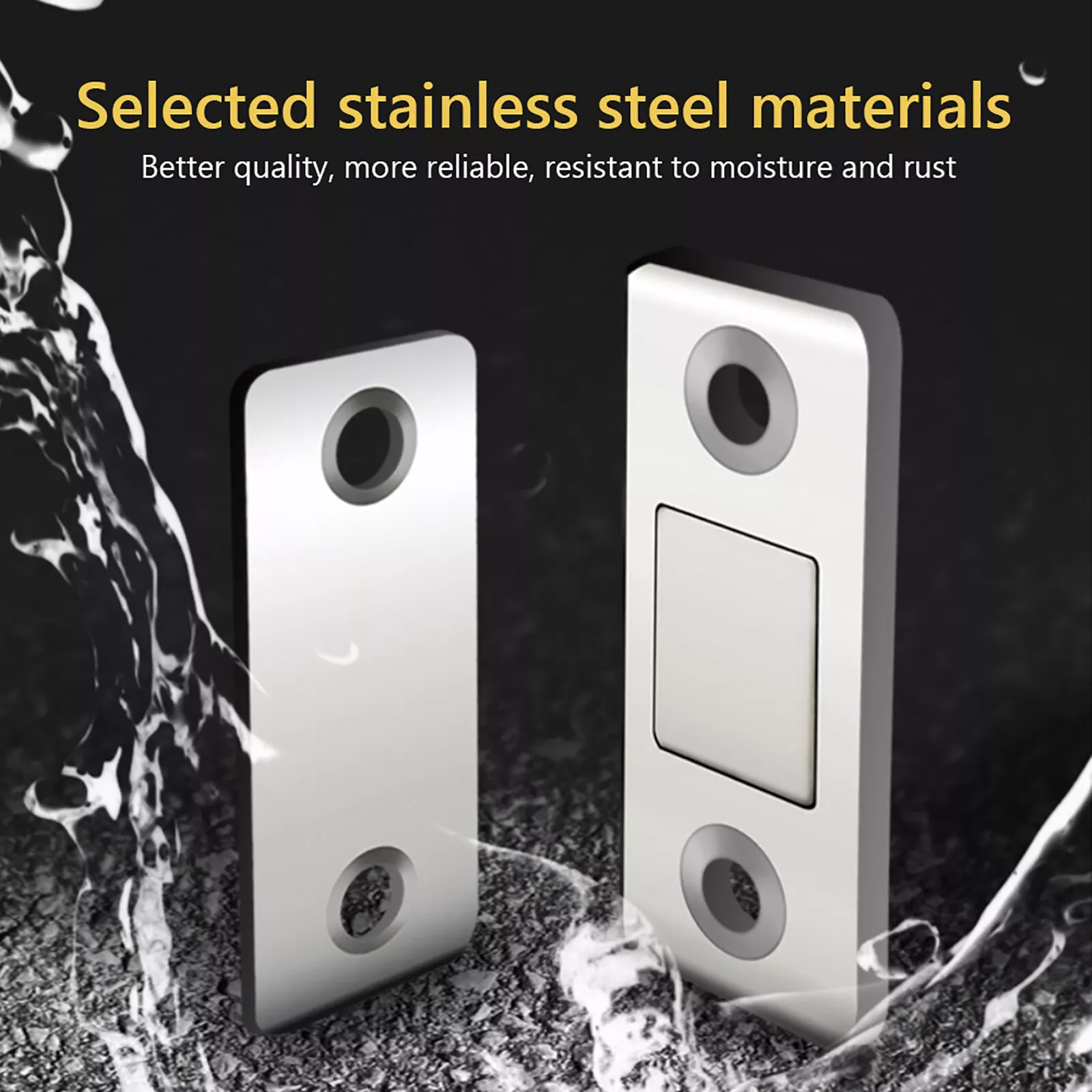 غالق مغناطيسي رفيع للأدراج والخزائن يغلق أوتوماتيك لضمان الإغلاق الآمن – Ultra-Thin Magnetic Drawer & Cabinet Latch with Automatic Locking - Image 2