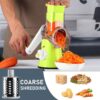 قطاعة خضار 3 في 1 لتقطيع وبشر وفرم الخضروات بسهولة – Three in one Vegetable Cutter for Effortless Slicing Grating and Chopping