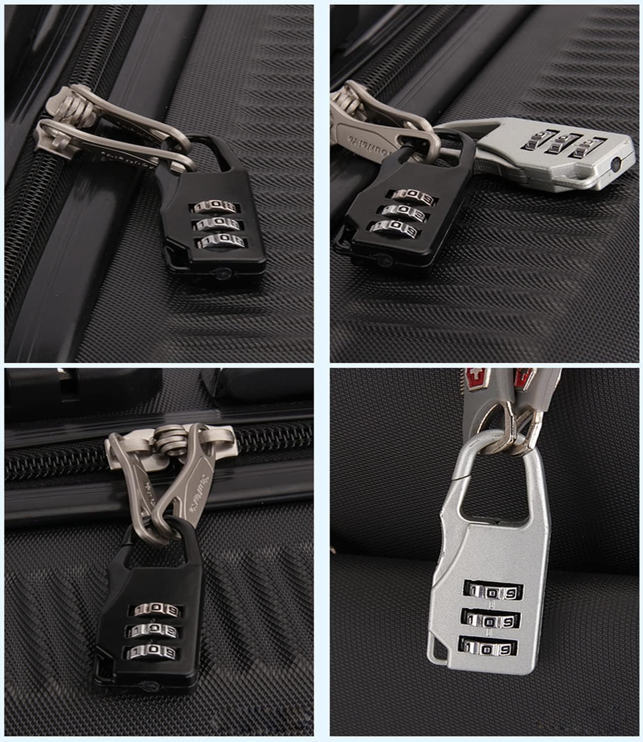 قفل أمان برقم سري بدون مفتاح للسفر – Keyless Travel Lock