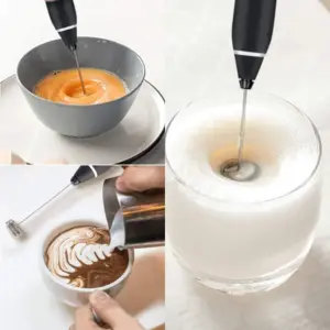 خلاط الرغوة الكهربائي القابل للشحن – USB Milk Frother for Coffee & Cappuccino Lovers