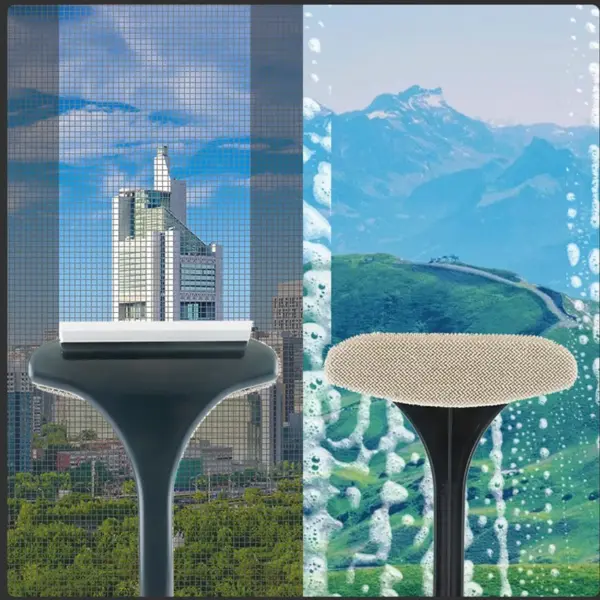 مساحة تنظيف مبتكرة للسلك والزجاج – Innovative Mesh & Glass Cleaning Tool