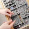 منظمات أدراج المخملية للمجوهرات - Velvet Jewelry Drawer Inserts Organizer Trays