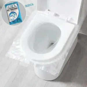 غطاء تواليت فردي ضد الجراثيم 3 علب Disposable Toilet Seat Cover for Travel and Public Use 3 Packs