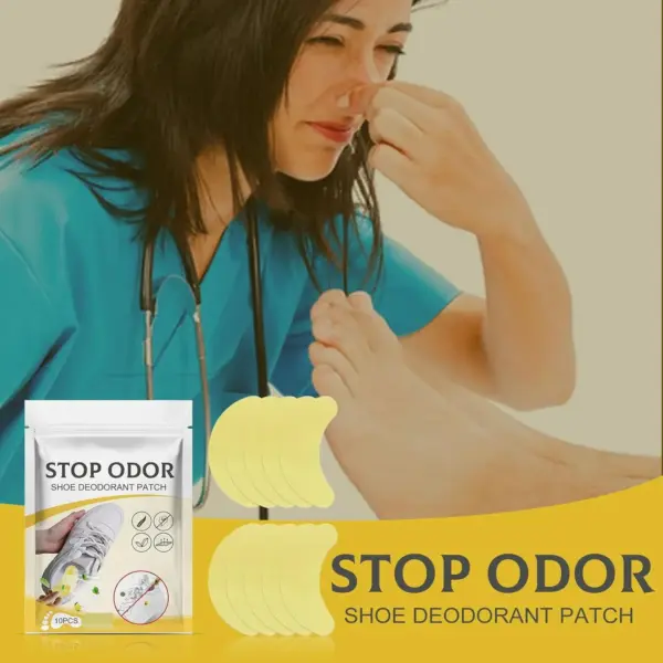 ملصقات منعشة لإزالة رائحة الأحذية 10 قطع - Fresh Deodorant Stickers for Shoe Odor 10 Pieces