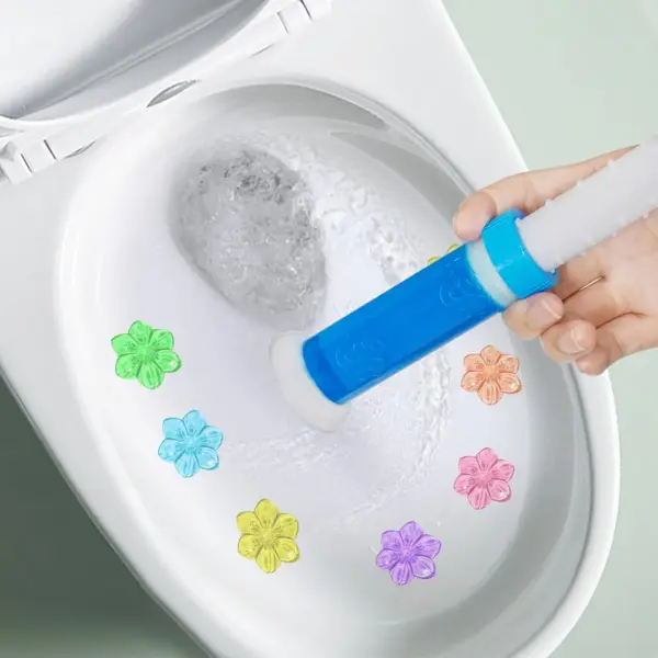 جل الزهور لتنضيف وترويق الحمام - Floral Toilet Gel Air Freshener