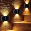 مصابيح حائط بالطاقة الشمسية لإضاءة أنيقة ومستمرة (اربع قطع)– Solar Wall Lights for Elegant Outdoor Illumination 4PCS