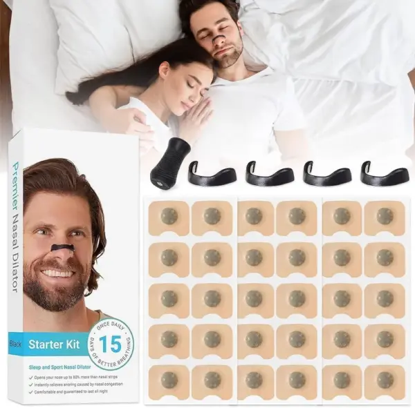 فتاحة النفس للمناخير – لتنفس أعمق وأداء أقوى (15 قطعة) - AirBoost Nose Nasal Expander – Breathe Deeper. Perform Better (15 PCS)