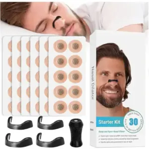 فتاحة النفس للمناخير – لتنفس أعمق وأداء أقوى (30 قطعة) - AirBoost Nose Nasal Expander – Breathe Deeper. Perform Better (30 PCS)