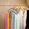 منظم بناطيل معدني قابل للدوران لترتيب الدولاب – Rotating Metal Pants Organizer for Closet