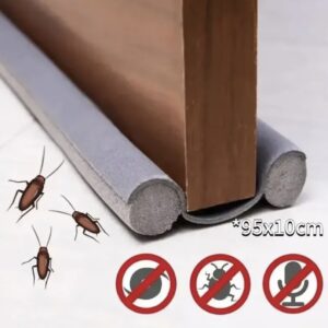 سدادة الباب (عرض 2 قطعة) لمنع الحشرات و الهوا و الضوضاء - Under Door (2 PCS) Insects & Air & Noise  Blocker