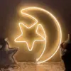 زينة هلال ونجمة رمضان المضيئة - Ramadan Lighted Crescent & Star Decoration