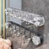 شماعة (2 قطعة) الكريستال اللاصقة بدون مسامير – Crystal No-Drill Wall Hanger (2 PCS)